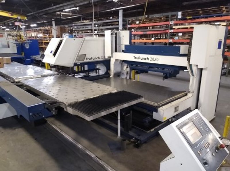 22 TON TRUMPF TC2020R CNC TURRET PUNCH W/BOSCH CNC CONTROL
W/ TRUMPF COMPACT SHEET MASTER LOAD/UNLOAD SYSTEM
MFG:2010 (APPROX: 29,000 HOURS)