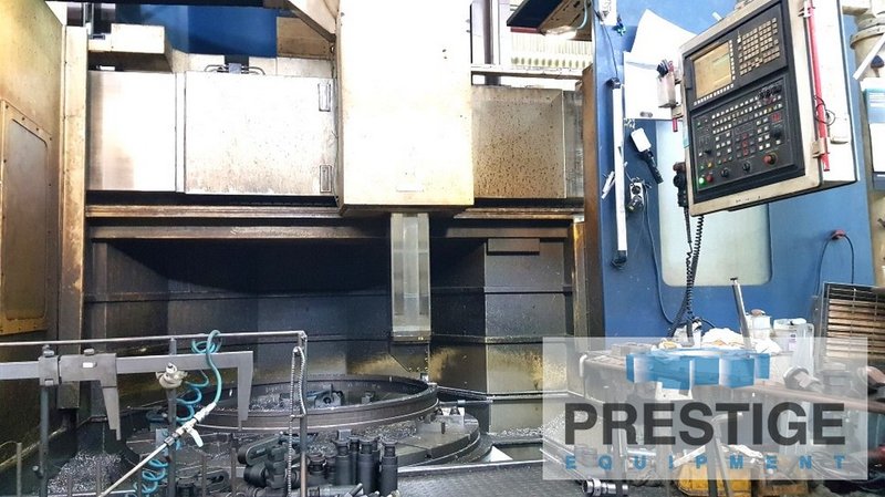 78" HNK VTC-2025, 12-ATC, Live Spindle, C-Axis, TSC, 98" Turning Dia., 78" Height, 75 HP, Fanuc 31i, 2013 #43921