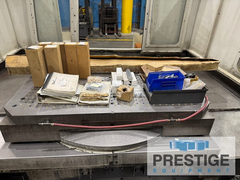 5.12" Giddings & Lewis RT1250, X-98", Y-82", Z-31", W-50", 49" x 63" B-Axis Rotab, 4000 RPM, TSC, Fanuc 310iA CNC, #43781