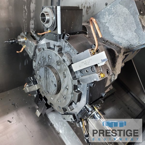 Okuma LB-3000EX-MY 950, 22" Swing, 38" C.C, 12-Station Trt, Milling, C-Axis, 5,000 RPM, OSP-P200LA, 2012, #43018