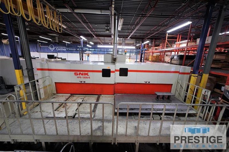 SNK HPS-120B, 5-Axis, X-124", Y-52", Z-28", Swivel Spindle, 20K RPM, 2APC 120" x 48",  60 ATC, Fanuc 15MA, 2005, #30023