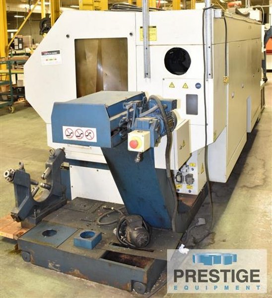 Romi M27 27" x 120", Fanuc 21i-TB, 16" 3-Jaw Chuck, 8-Sta. Turret, Tailstock, Steady Rests, 2009, #32643