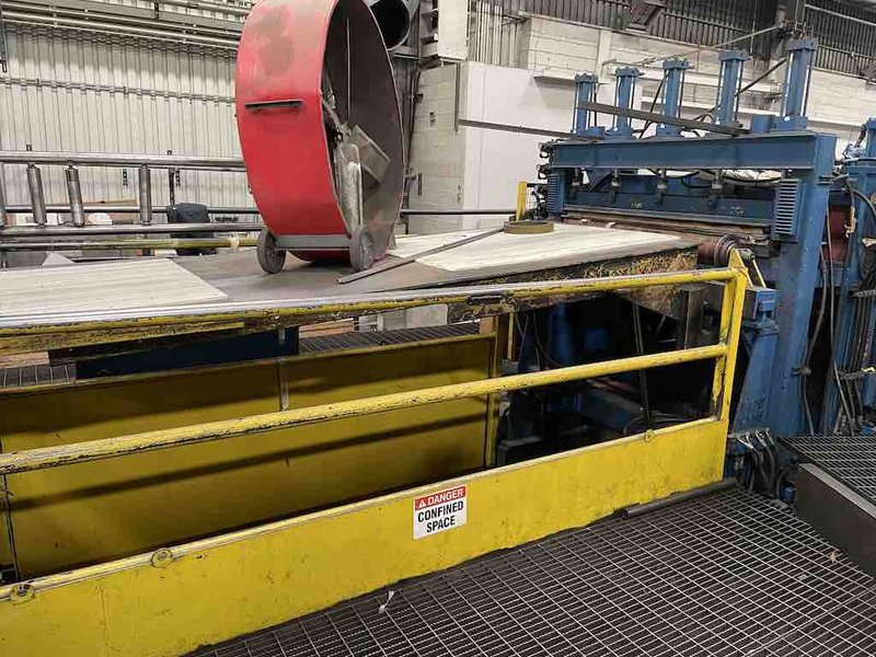 60" x .187" x 50,000Lbs Paxson Loop Slitting Line