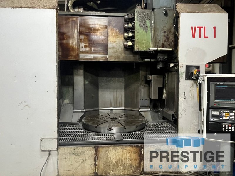 63" Schiess 20DSC160, 78" Turn Diameter, 76" Turning Height, 47" Ram Stroke, C-Axis, Lv Spl., ATC, Fanuc 15, #43101