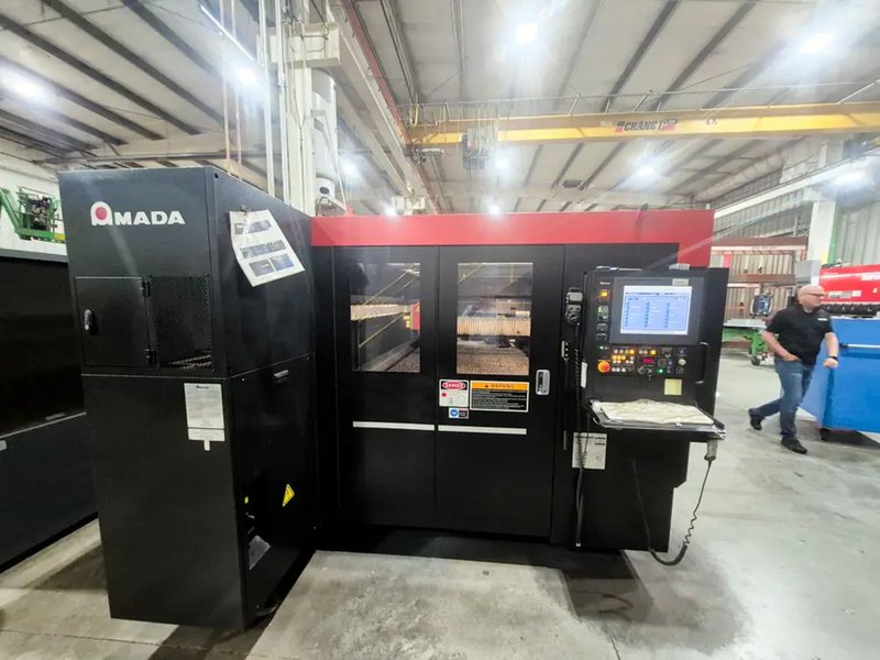 2015 AMADA LCG3015NT, 3.5KW, 120” X 60” Max Sheet Size, Fanuc NT-PC Control