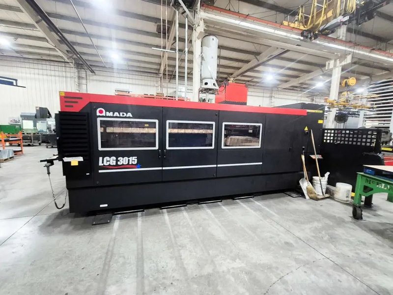 2015 AMADA LCG3015NT, 3.5KW, 120” X 60” Max Sheet Size, Fanuc NT-PC Control