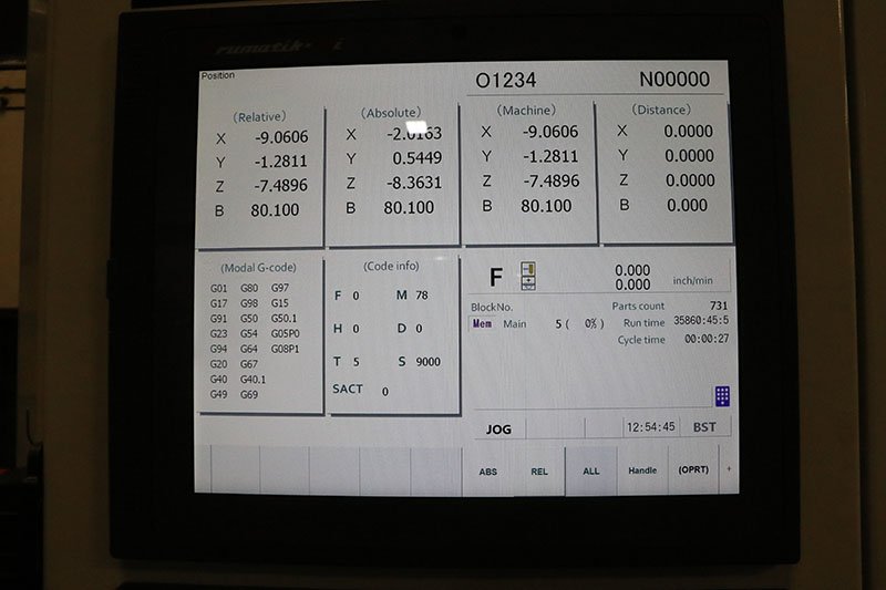 Kitamura Mycenter-HX250G CNC Horizontal Machining Center, 2013, 15,000 RPM, CTS, Full 4th Axis