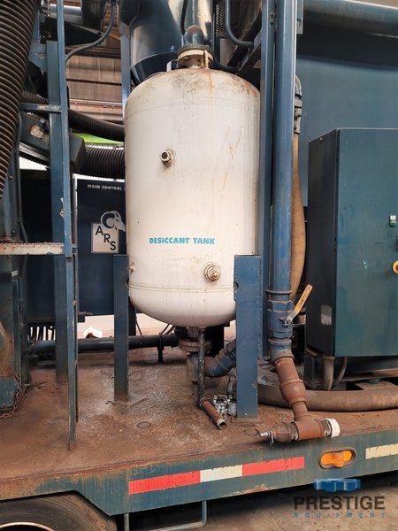 Advanced Recycling Systems Aries/Vac B2 Mobile Blasting System, 2-Pot System, Trailer, Dryer, 2005, #31575