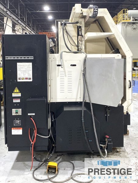 Mazak Slant Turn 50N CNC Lathe, 31" x 118", 16" 3-Jaw, 15-Pos. Trt, HP Cool, Probe, Stdy Rest, Mazatrol 640T, #32751