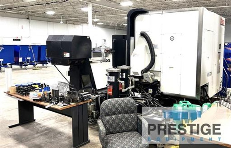 Mazak Integrex i-150, Mazatrol Matrix CNC, 16.76" Swing, C-Axis, Mill Spindle, TSC, 36-ATC, LNS Barfeeder, 2011, #43015