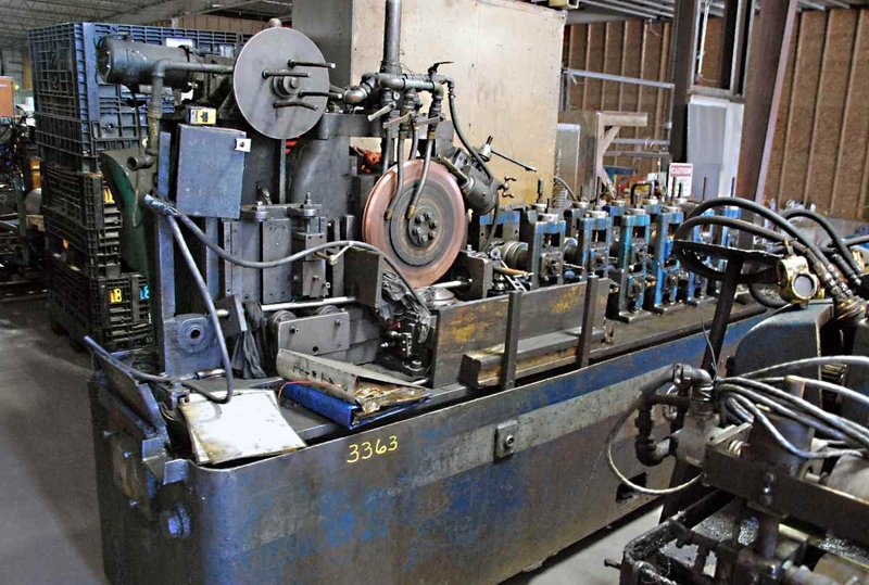1-1/4" (31.7 mm) x .049" (1.24 mm) YODER M1-1/2 ERW Tube Mill Line