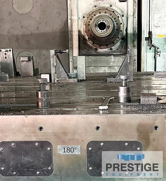 Wele 5" HB1620-130, X-157", Y-82", #50, Fanuc OiMF CNC, 60 ATC, B-Axis Rotary Table, New 2018, #32501