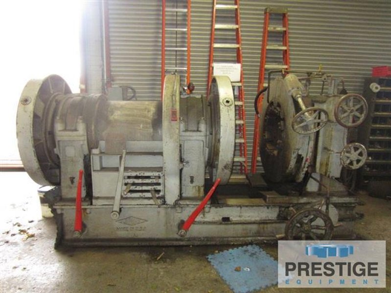 20" Landis Pip Cut Off Machine, 10" - 20" Capacity, 2.9 - 8.5 RPM, 30" Carriage Travel, 25 HP, #28467