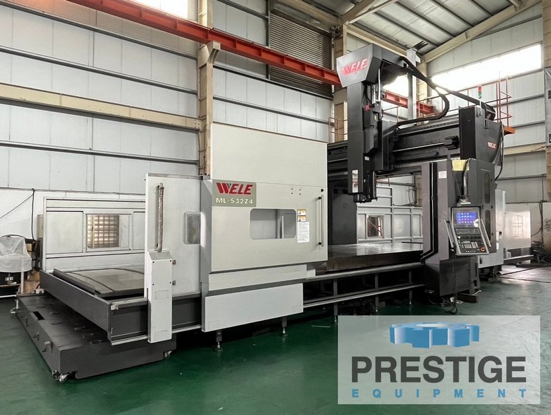 WELE ML-532Z4, X-199",Y-125", Z-55", 196" x 94" Table, 6,000 RPM, 80 ATC, Fanuc OiMF Plus CNC, 2022, #43756