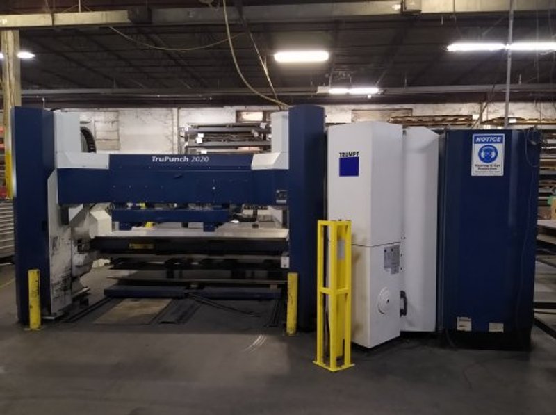 22 TON TRUMPF TC2020R CNC TURRET PUNCH W/BOSCH CNC CONTROL
W/ TRUMPF COMPACT SHEET MASTER LOAD/UNLOAD SYSTEM
MFG:2010 (APPROX: 29,000 HOURS)