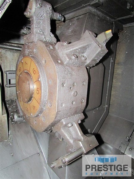 Okuma LFS10-2SP, 8.6" Swing, 3.9" Machining Length, 6" Chuck, Parts Loader, OSP-U100L CNC, #32336