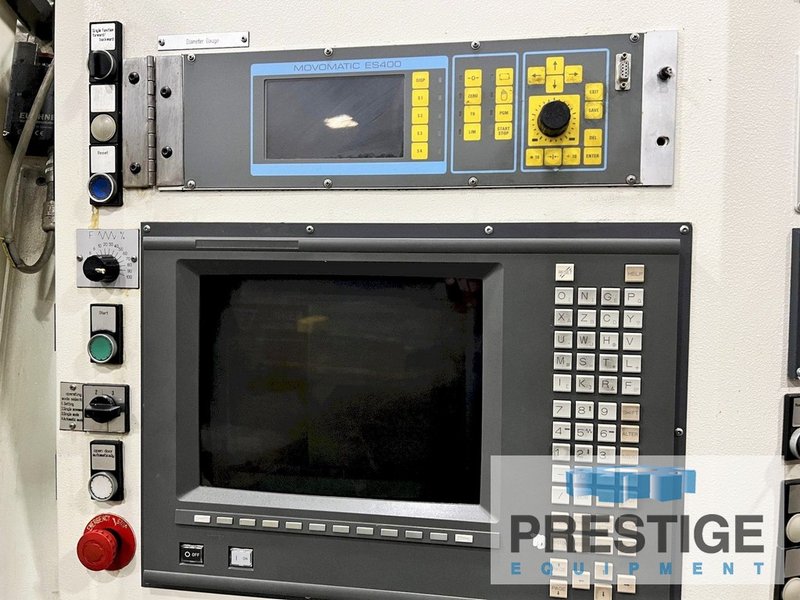 Junker Jumat 5002/50, 11" Swing, 27.5" C.C, 19" Wheel Dia., OD/ID Spindles, Marposs Gauging, Fanuc 18T, 2000, #32633