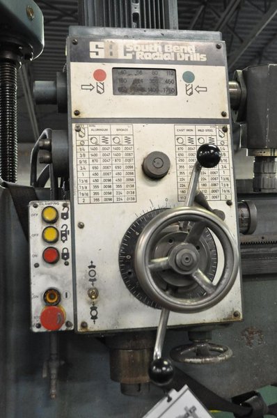 5' X 14" SOUTH BEND RADIAL ARM DRILL