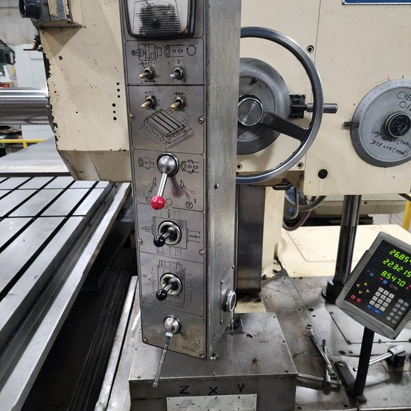 5.12" TOSHIBA BFT-13C-W3 TABLE TYPE HORIZONTAL BORING MILL