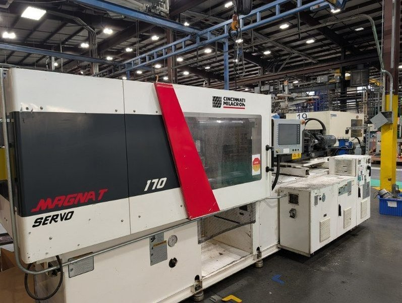 170 TON 15.8 OZ CINCINNATI MILACRON MAGNA T SERVO 170 INJECTION MOLDING, 2014