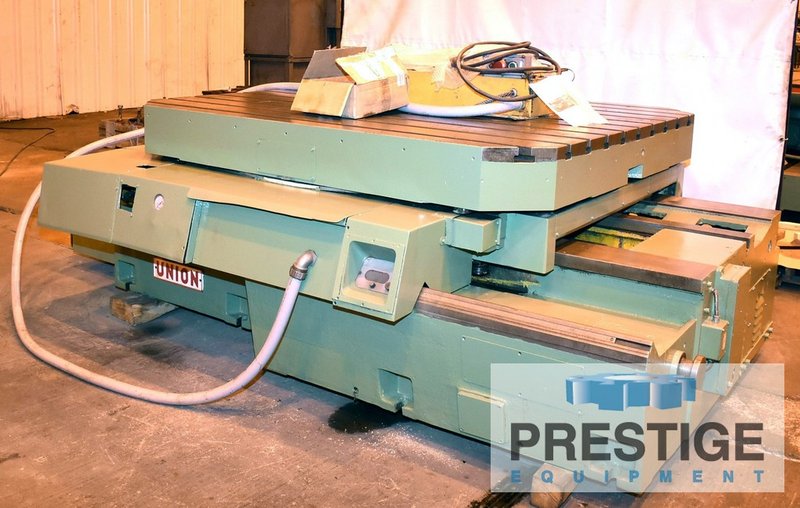 71" x 78" Union Ti  2 Power Rotation, Power Infeed, Scales, 15 Ton Cap. '94, #26626