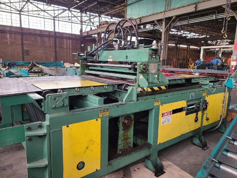 60" x .060" x 30,000Lb Iowa Precision / Herr Voss Multi Blanking Line
