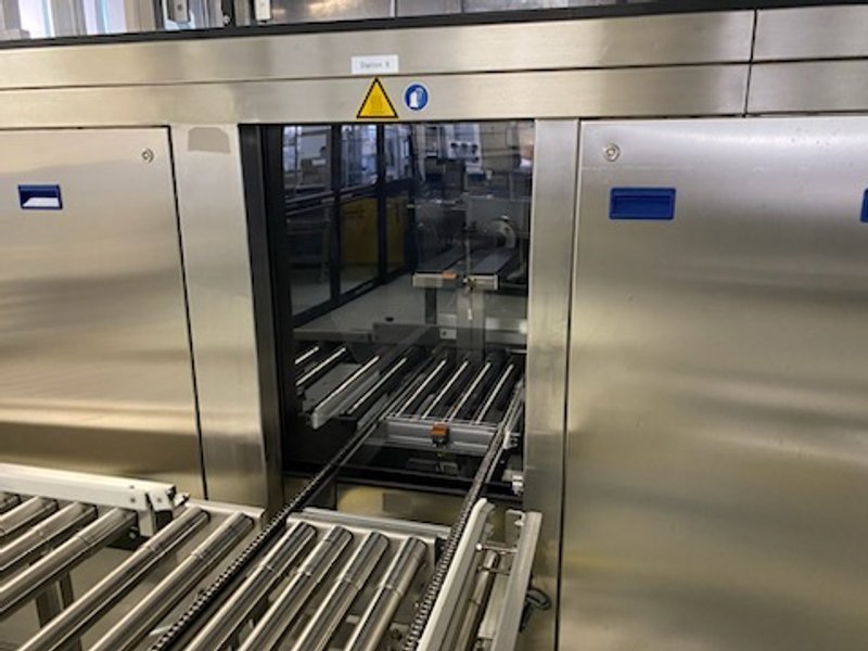 Elma LRS700-VTRLS3 Precision Stainless Steel, Ultrasonic, Conveyor Type, cleaning machine with 7 wash tanks & vacuum dryer, 2007, 3202