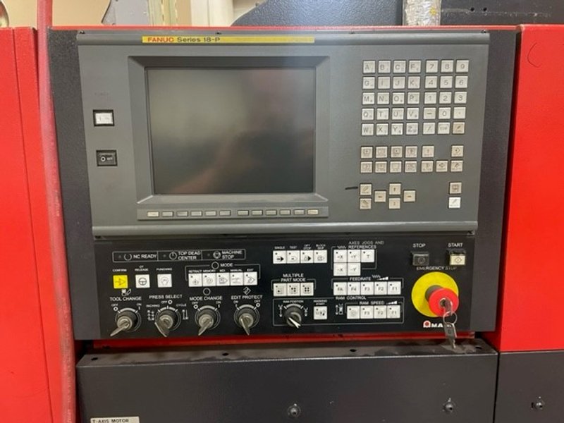 Amada Vipros 255, 31 Station / 3 Auto Index, 50” X 50" Max Sheet Size, Fanuc 18 PC Control, Year New: 2001