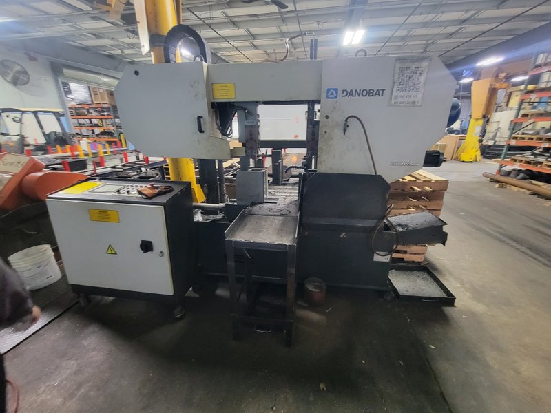 16" dual Coulumn Automatic, Programmable,  horizontal bandsaw, 1,1/2" Blade, Color screen, Large Bandwheels, Chip conveyor, Wash down hose,, Hydraulic Blade tension, Carbide blade guides, Omron controls, Power guide arm, Imported by Hydmech