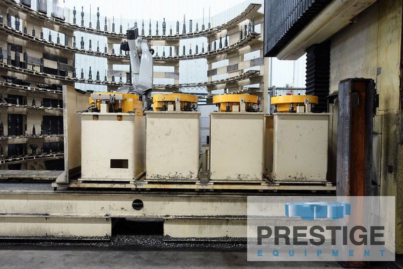 Ingersoll 5-Axis Bridge Mill, ATC, AAC, Pallet Shuttle, X-393", 98" x 196" Pallets,  Siemens 840D, 2007, #32608