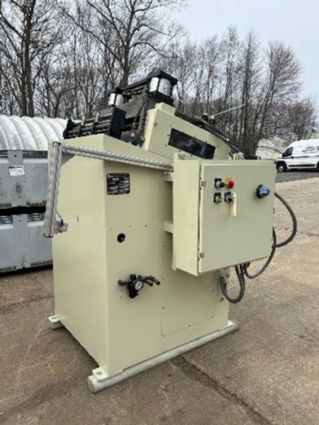 CWP 24" Wide Motorized Stock Straightener, Model 24C, S/N M23796, .187 Max thickness capacity, .021 Min thickness capacity, 7 Straightening rolls, STK# 1649