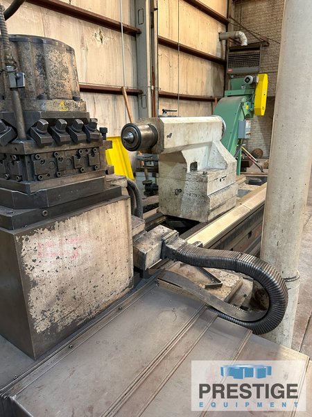 Tacchi HS 1200,  53" Swing x 157"/236" Centers, Fanuc Oi-TD, 40" 4-Jaw Chuck, Chip Convyeor, Rebuilt 2013, #32879