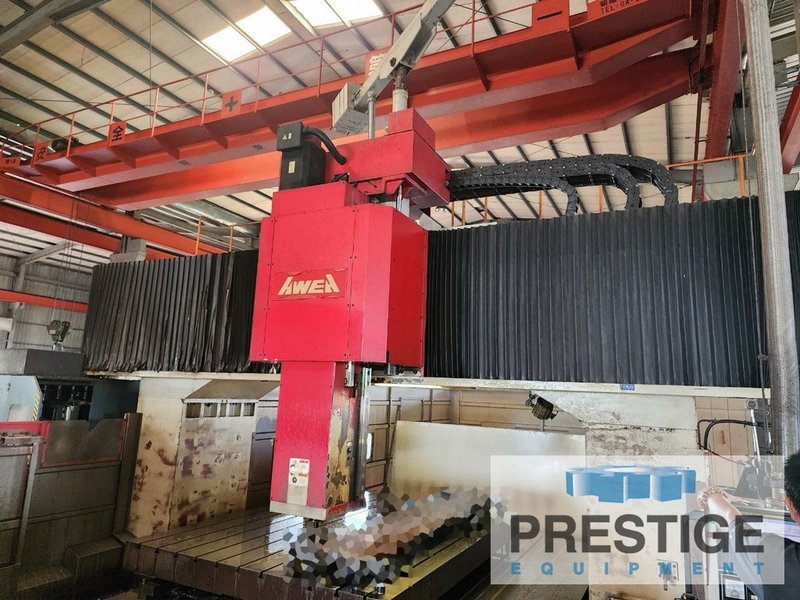Awea LP6033YZ 5-Face, 60 ATC, X-236", Y-157", 137" Btwn Columns, Rt Angle, Head, Fanuc 18i-MB, 2009, #43021