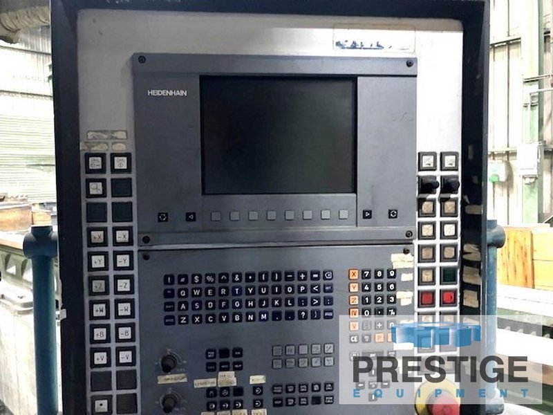 Union BP 150 5.9" Spindle, 40 ATCX-393", Y-118", Z-31.5", W-29.5" Column, 2,800 RPM, 67 HP, Heidenhain 430, 2000 #43883