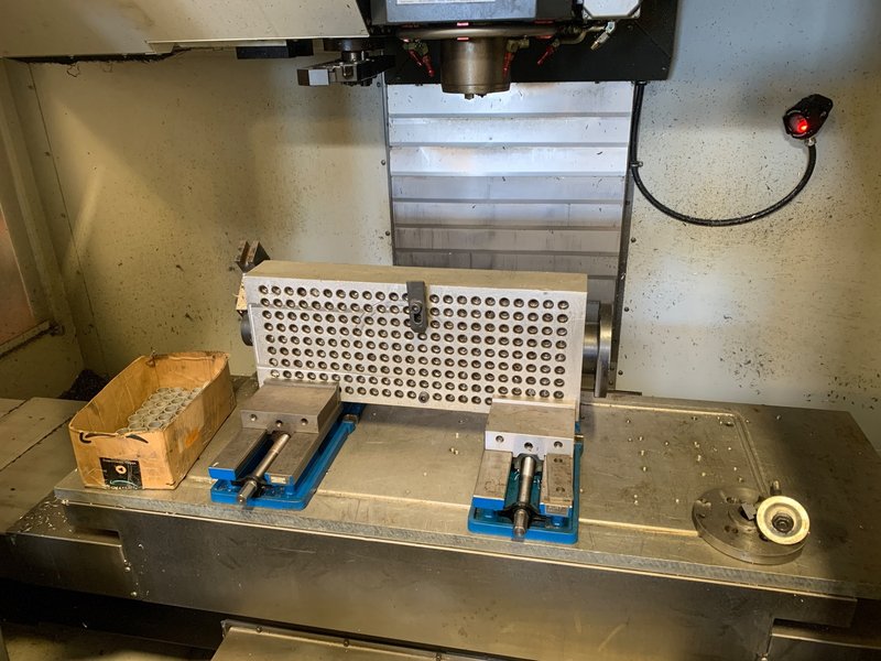 2015 HAAS VF-4SS w/HRT210 and Tooling Package only 386 Spindle Hours Vertical Machining Center