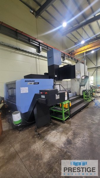 Doosan BM-1530M Bridge Type VMC, X-118", Y-59", 67" B/C, Fanuc 31iB, 40 ATC, 12,000 RPM, 2017, #43318