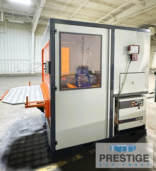 Cloos 6-Axis CNC Welding Robot Micro Cell, New 2022, 400 Amp, Wire Feeder, 2 Position Table, Ref# 43959