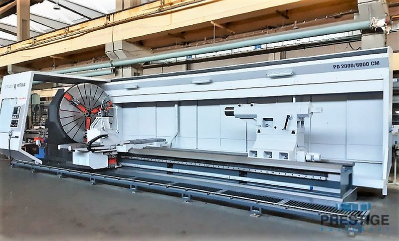 78" x 236" PD 2000/6000CM, 63" O.C, 500 RPM, 44" Bed Width, 55,000 Lb Weight Cap., Fagor 8055 CNC, 2021, #31643