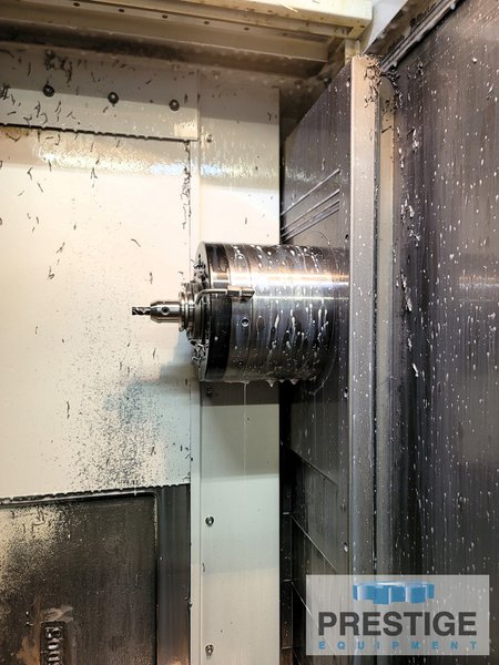 Doosan DHP-4000, X-23", Y22", Z-23", 1 Deg. Indexing, 15" x 15" Pallet, 2-APC, 60-ATC, Fanuc 18i-MB CNC, 2006, #43865