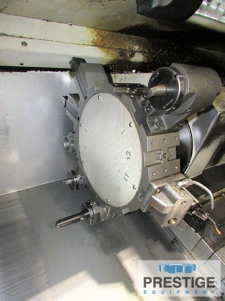 Cincinnati Avenger 250S, 23" Swing, 19" C.C, 4000 RPM, Sub Spindle, Bar Feed, Acramatic 850SX, #32335