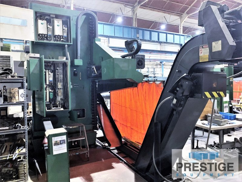 Tarus TPTCGD, Traveling Table, 2" Dia Cap, 84" Str., 60" x 96" Tbl, TPI CNC Control, 2001, (2) Available #24586
