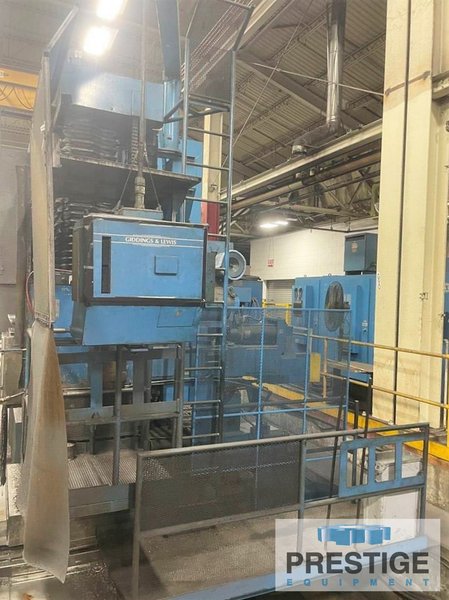 6" Giddings & Lewis MC-60FCX, 124 ATC, X-432", Y-79", Z-36", 2500 RPM, TSC, 40 HP, Chip Conv., G & L 8000M-B CNC, #31886