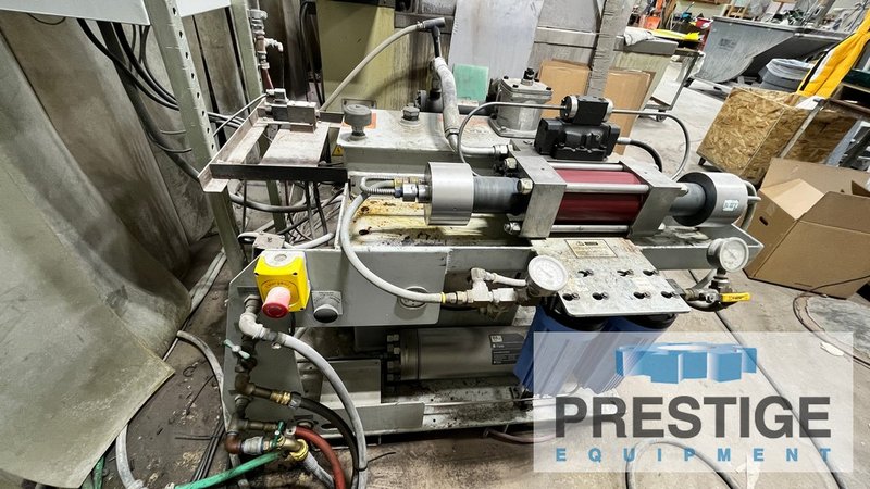 Flow 4' x 4' Mach 2 1313b, 50" x 50", 60,000 PSI, 30 HP, Flowmaster PC, Intensifier Pump, 500 Lb. Hopper, 2014, #44008