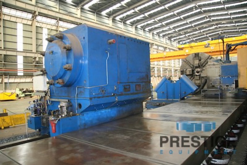 152" x 787" SMG Heavy Duty CNC,  118" Over Carriage, 300 Ton Cap, Siemens 840D, 2007 #30838