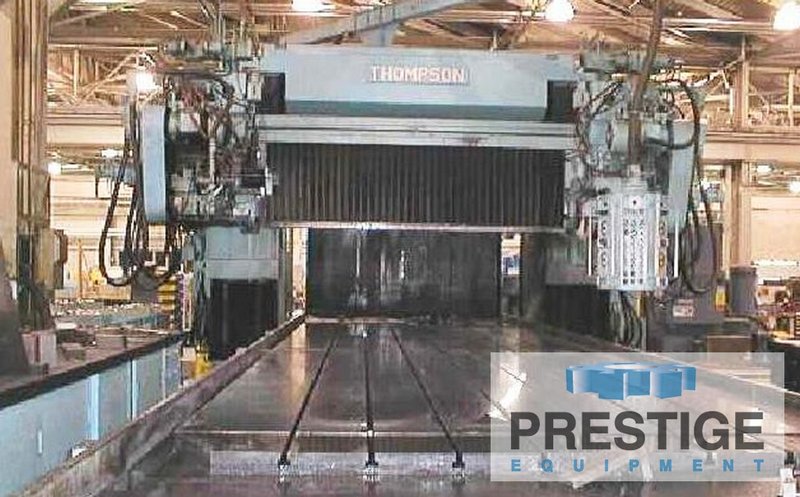 108" x 259" Thompson, Double Column Way Grinder, 43" Under Wheel, 90" x 249" Table, #32902