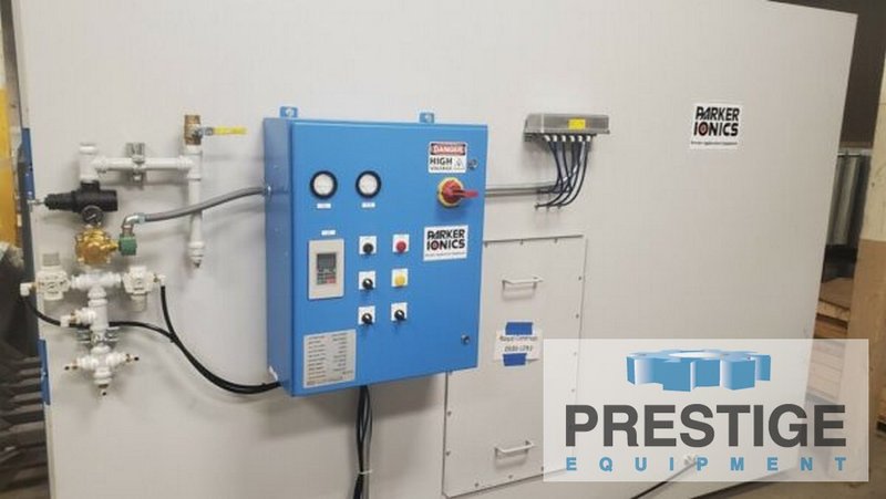 Parker Ionics Batch System Paint Booth QFlo, (3) Batch Ovens, (2) Powder Guns, New Never Used, 2022 #43932