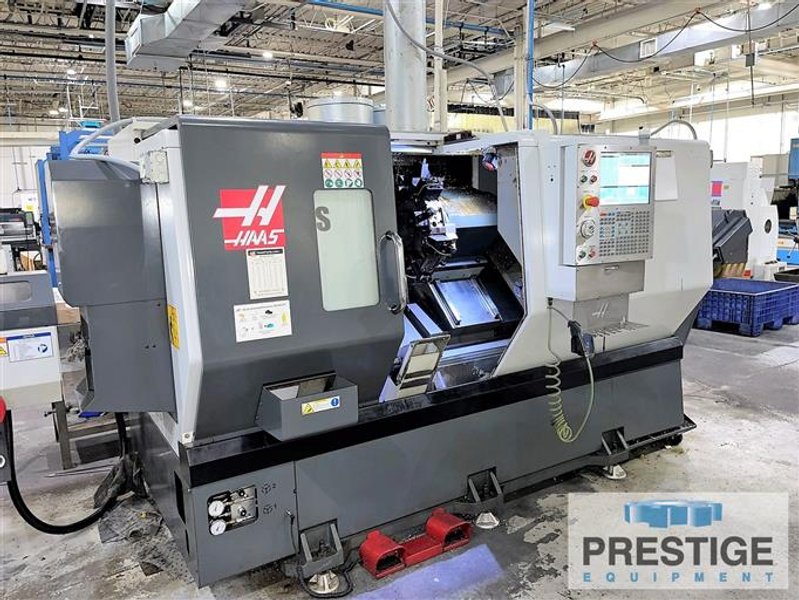 Haas DS-30SS, 31" Swing, Sub-Spindle, 12-Pos. Turret, 4800 RPM, Bar Feed, 1000 PSI Coolant, Haas CNC, 2016, #32282