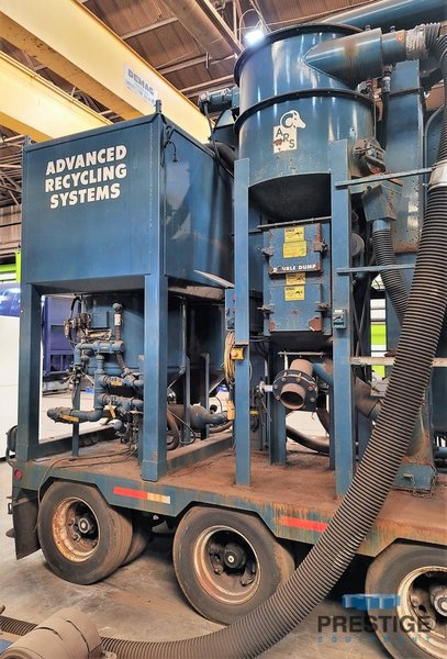 Advanced Recycling Systems Aries/Vac B2 Mobile Blasting System, 2-Pot System, Trailer, Dryer, 2005, #31575