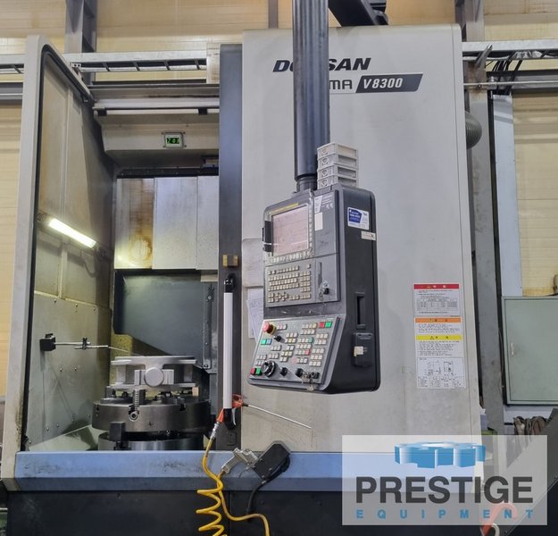 Doosan Puma V8300R, 32.67" Cutting Diameter, 15" Chuck, 2,000 RPM, 12 Pos. Turret, Fanuc i, Chip Conveyor, 2019,  #43184