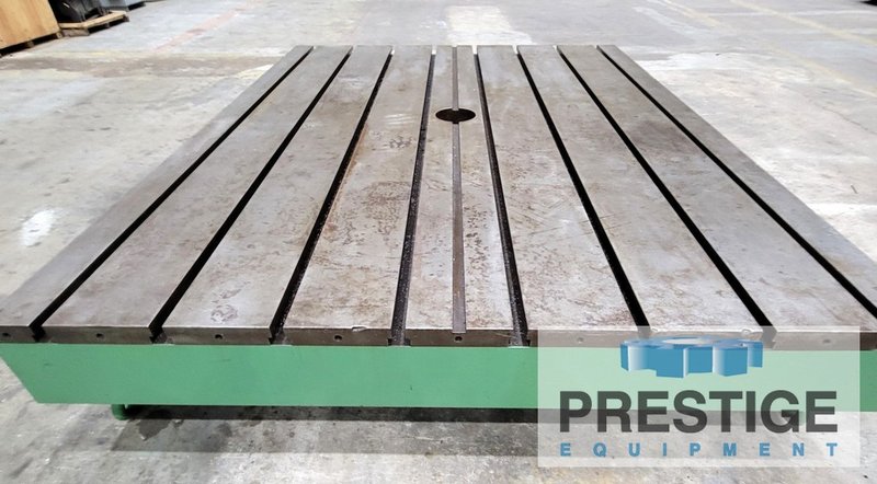 96" x 120" G&L Hydrostatic Table, 75,000 Lb. Capacity, 90 Deg. Pos., Power Clamping, #27645